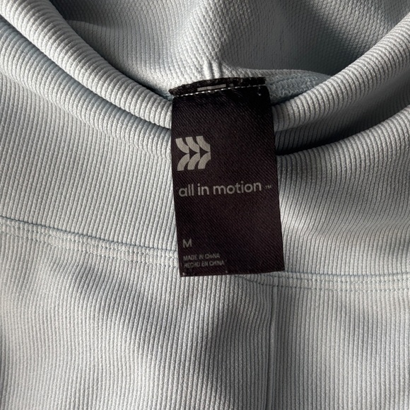 Women's Baby Blue High-Waisted Shorts - Picture 2 of 7